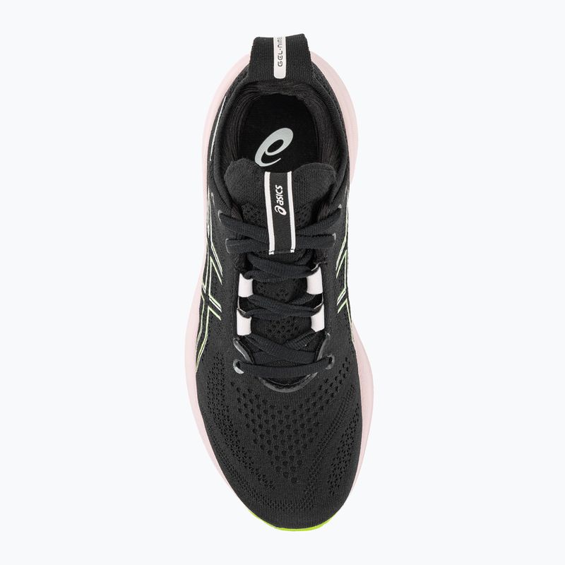 Încălțăminte de alergat pentru femei ASICS Gel-Nimbus 26 black/neon lime 7