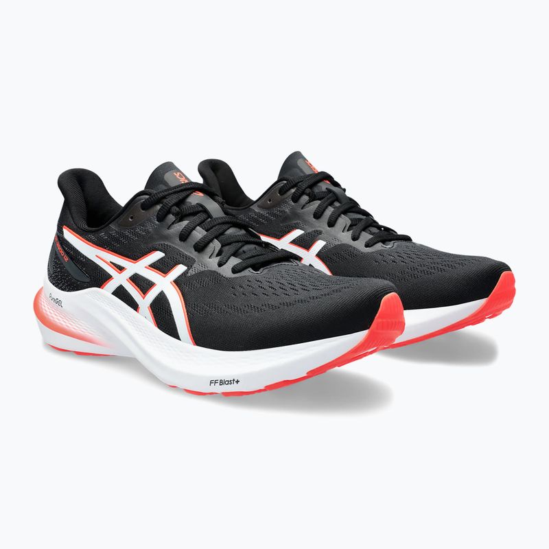 Pantofi de alergare pentru bărbați ASICS GT-2000 12 negru/roșu răsărit 10