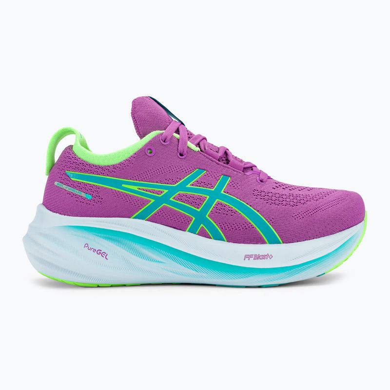 Încălțăminte de alergat pentru femei ASICS Gel-Nimbus 26 Lite-Show illuminate green 2