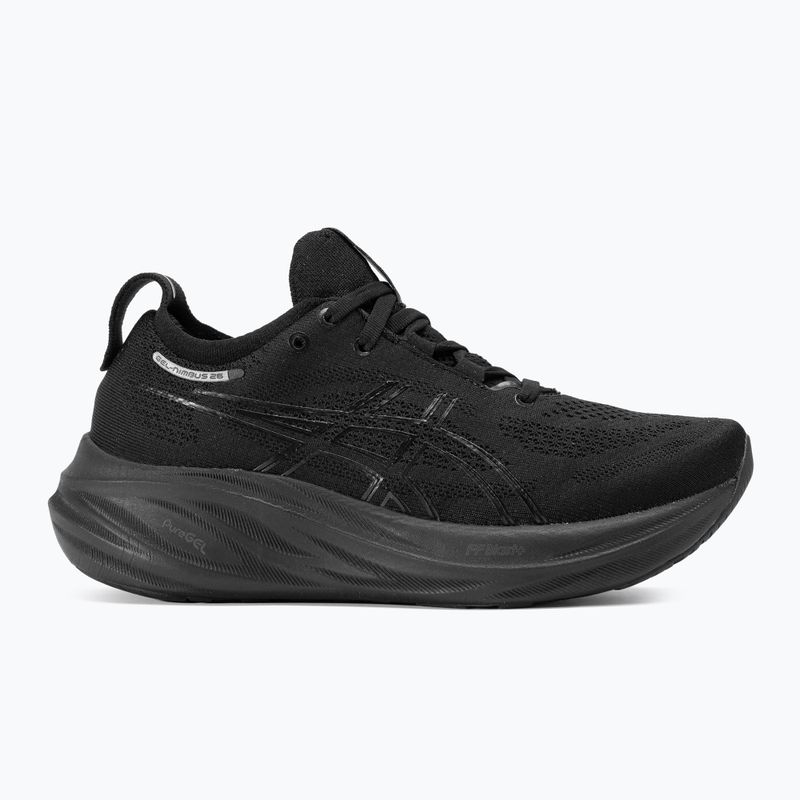 Încălțăminte de alergare pentru femei ASICS Gel-Nimbus 26 black/black 2