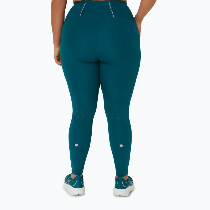 Colanți de alergat pentru femei ASICS Road High Waist rich teal 3