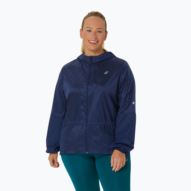 Geacă de alergat pentru femei ASICS Nagino Run Packable blue expanse