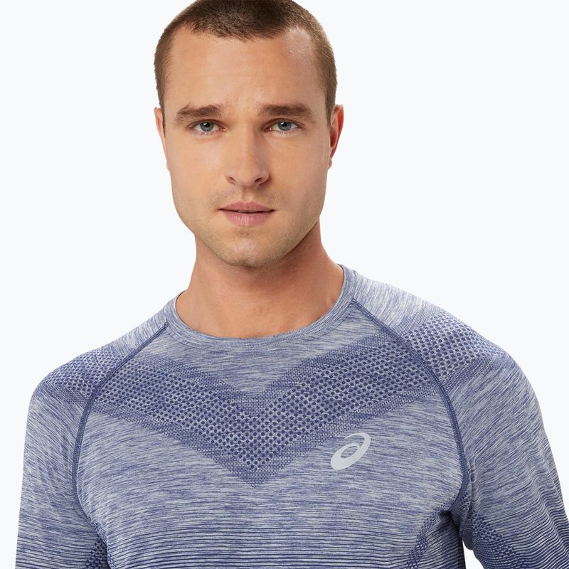 Longsleeve de alergat pentru bărbați ASICS Seamless thunder blue/denim blue 4