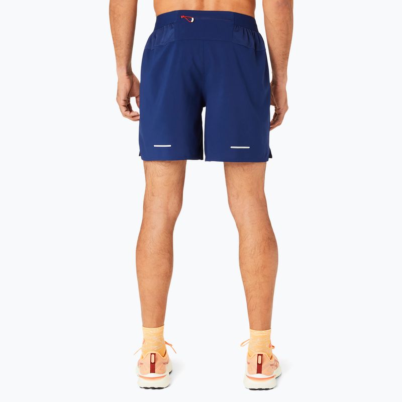 Pantaloni scurți de alergare pentru bărbați ASICS Road 7IN blue expanse 3