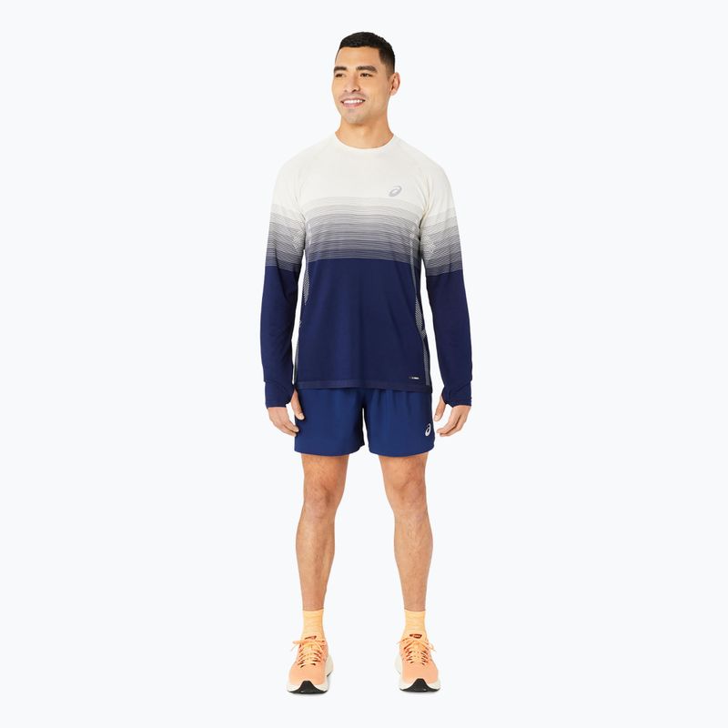 Longsleeve de alergare pentru bărbați  ASICS Seamless birch/blue expanse 2