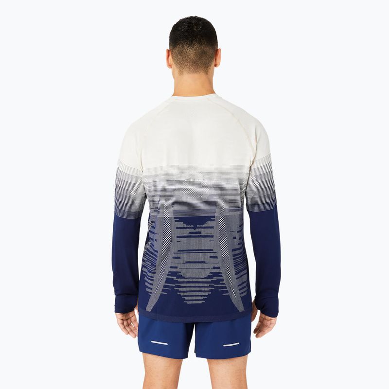 Longsleeve de alergare pentru bărbați  ASICS Seamless birch/blue expanse 3