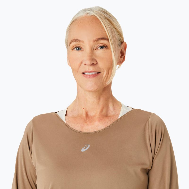 Longsleeve + Tank top de alergare pentru femei ASICS Nagino Run pepper/oatmeal 4