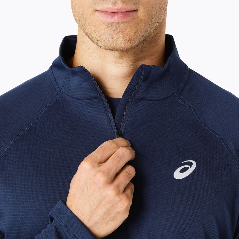 Longsleeve de alergare pentru bărbați  ASICS Icon 1/2 Zip performance blue expanse 5