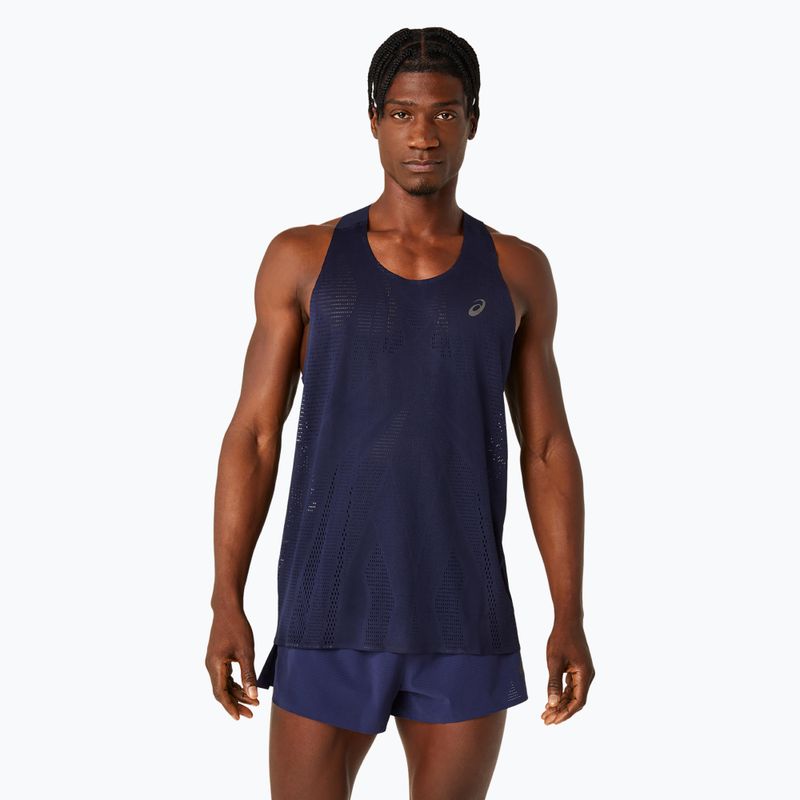 Tank top de alergare pentru bărbați ASICS Metarun Singlet midnight