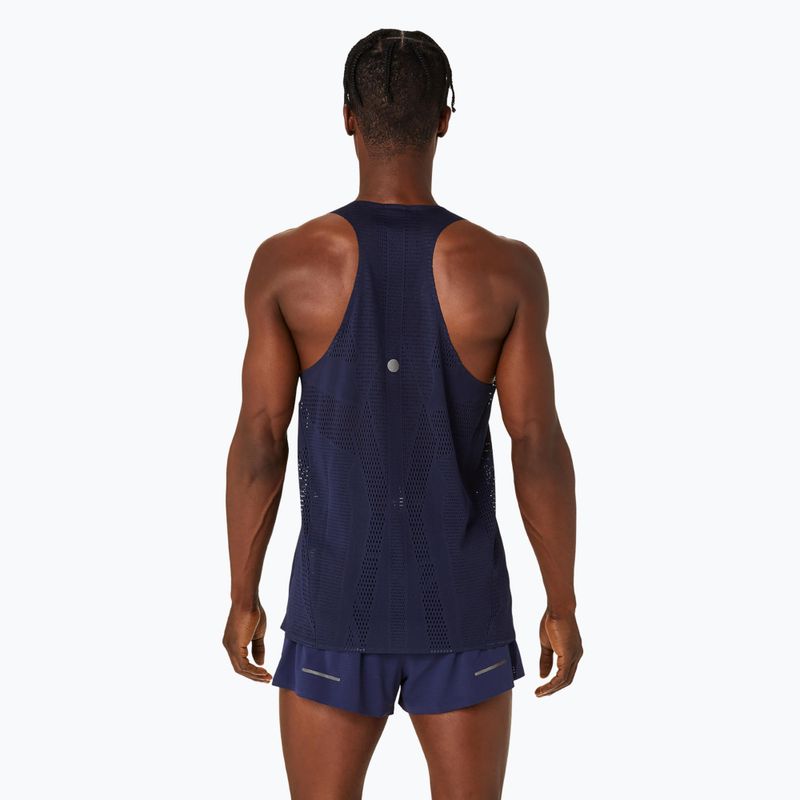 Tank top de alergare pentru bărbați ASICS Metarun Singlet midnight 3