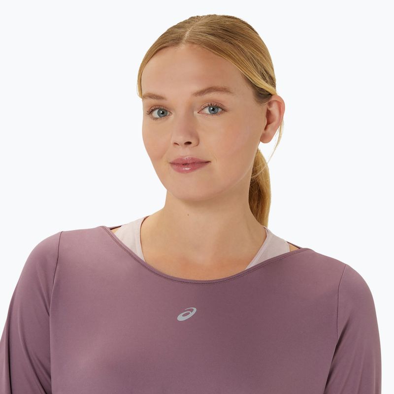 Longsleeve + Tank top de alergare pentru femei ASICS Nagino Run dusty mauve/watershed rose 6