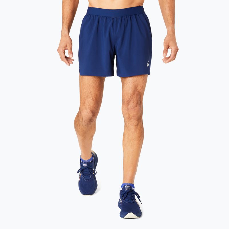 Pantaloni scurți de alergare pentru bărbați ASICS Road 5IN blue expanse