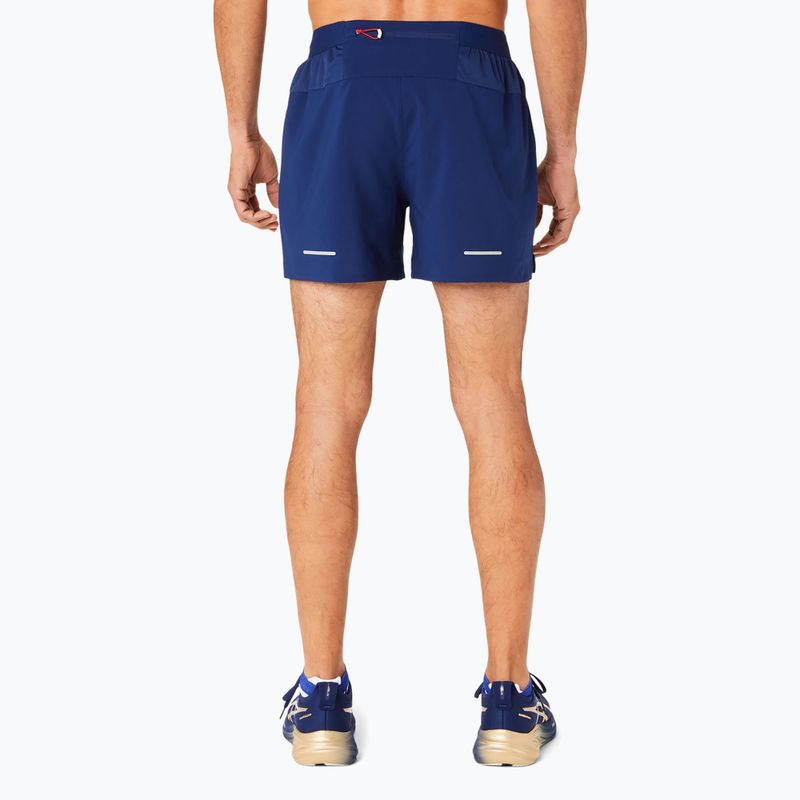 Pantaloni scurți de alergare pentru bărbați ASICS Road 5IN blue expanse 3