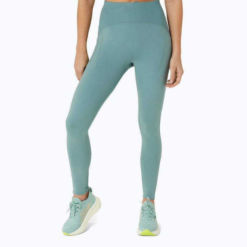 Colanți de alergare pentru femei ASICS Road Winter High Waist celadon