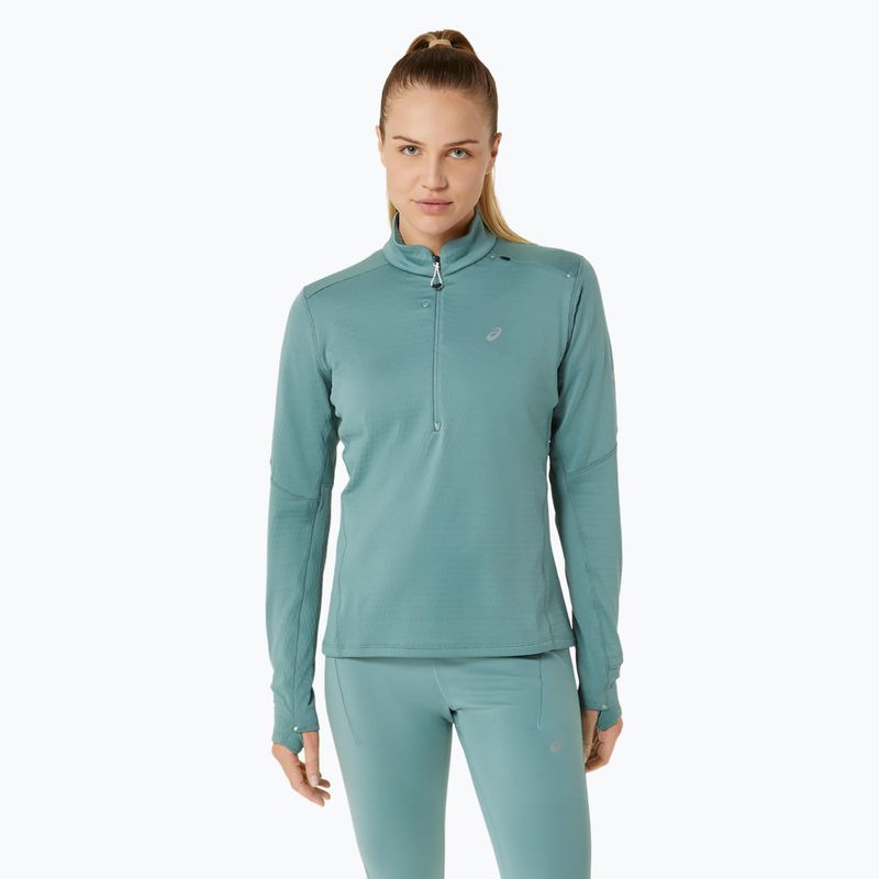 Bluză de alergare pentru femei ASICS Road Winter 1/2 Zip Mid Layer celadon