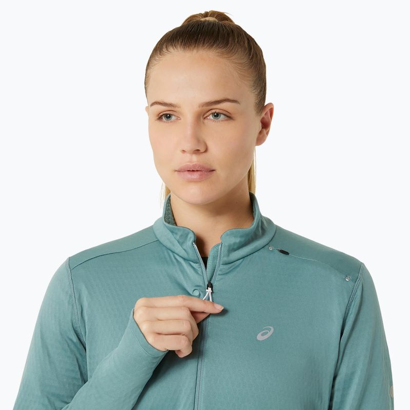 Bluză de alergare pentru femei ASICS Road Winter 1/2 Zip Mid Layer celadon 4