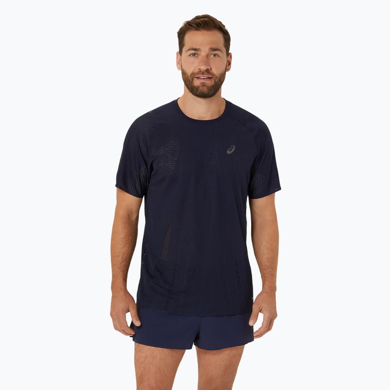 Tricou de alergare pentru bărbați ASICS Metarun Top midnight