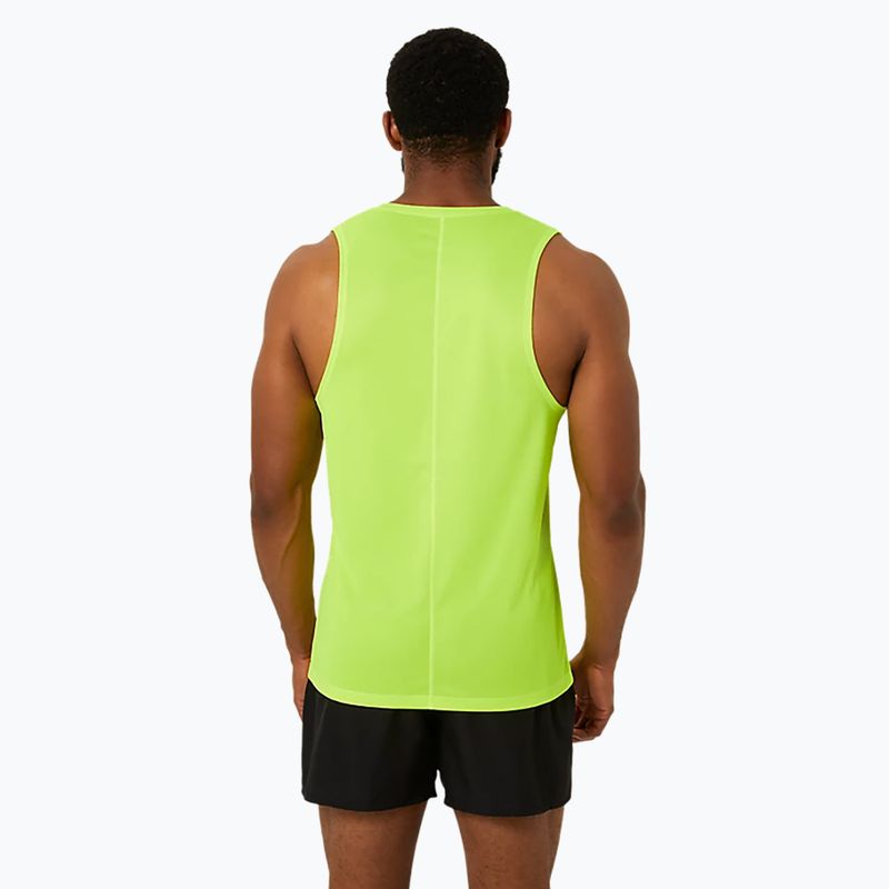 Tank top de alergare pentru bărbați ASICS Core Singlet safety yellow 3