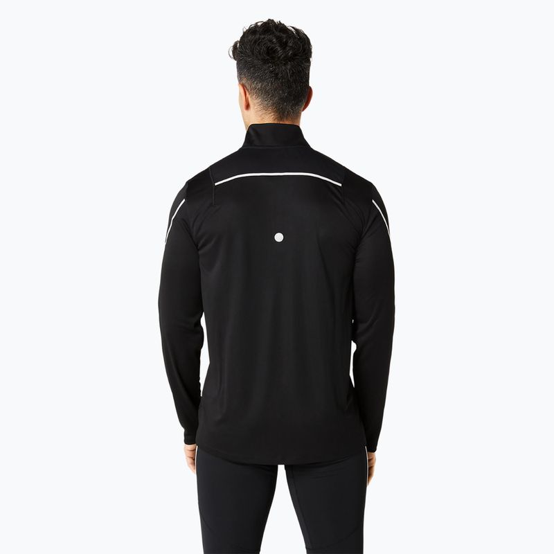 Longsleeve de alergare pentru bărbați ASICS Road Lite-Show 1/2 Zip performance black 3