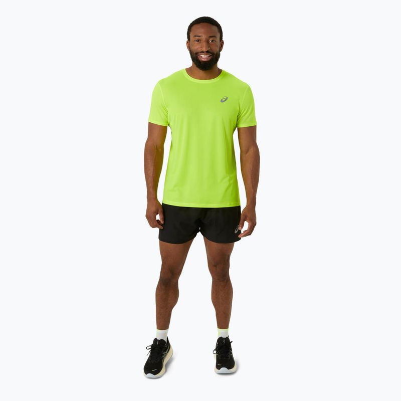 Tricou de alergare pentru bărbați ASICS Core Top safety yellow 2