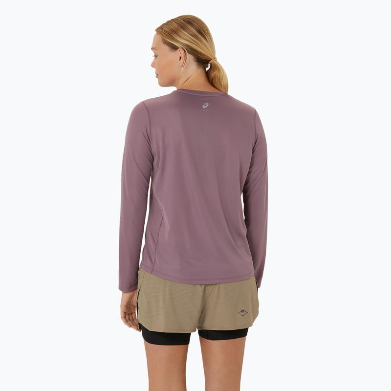 Longsleeve de alergare pentru femei ASICS Fujitrail Logo dusty mauve 3