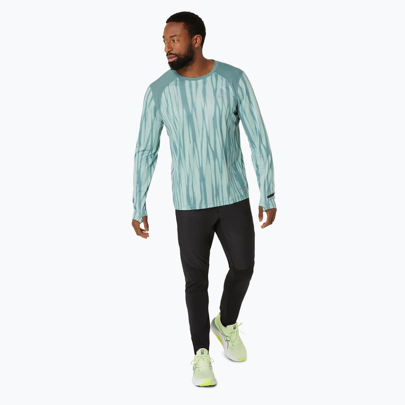 Longsleeve de alergare pentru bărbați  ASICS Road All Over Print light celadon/celadon 2