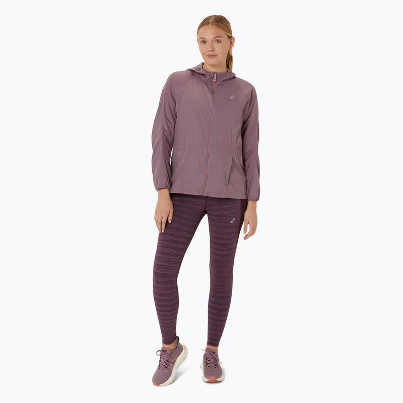 Jachetă de alergare pentru femei ASICS Road Packable dusty mauve 2