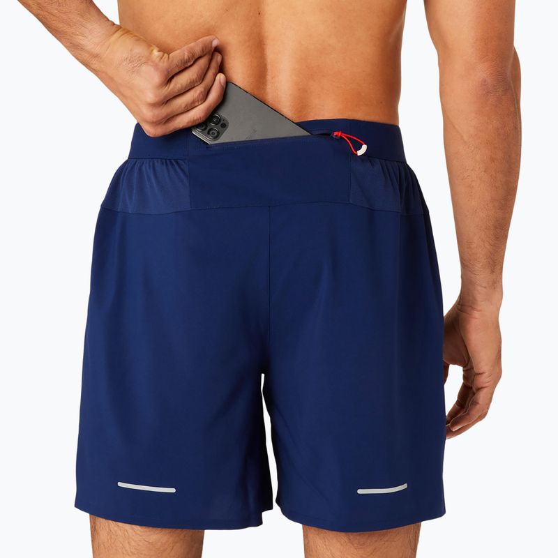 Pantaloni scurți de alergare pentru bărbați ASICS Road 2-N-1 7IN blue expanse / midnight 5