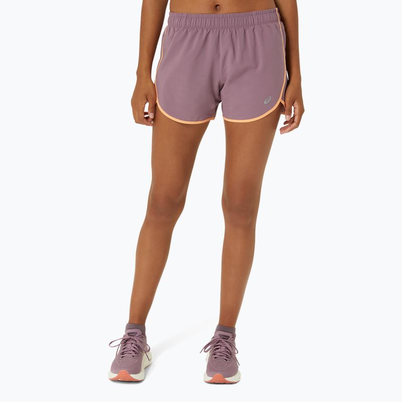 Pantaloni scurți de alergare pentru femei ASICS Icon 4IN dusty mauve