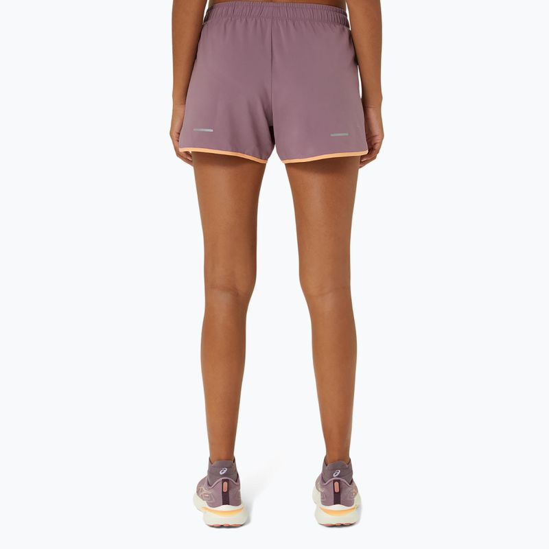 Pantaloni scurți de alergare pentru femei ASICS Icon 4IN dusty mauve 3