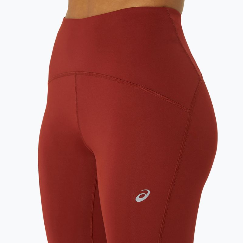 Colanți de alergare pentru femei ASICS Road High Waist deep red 4