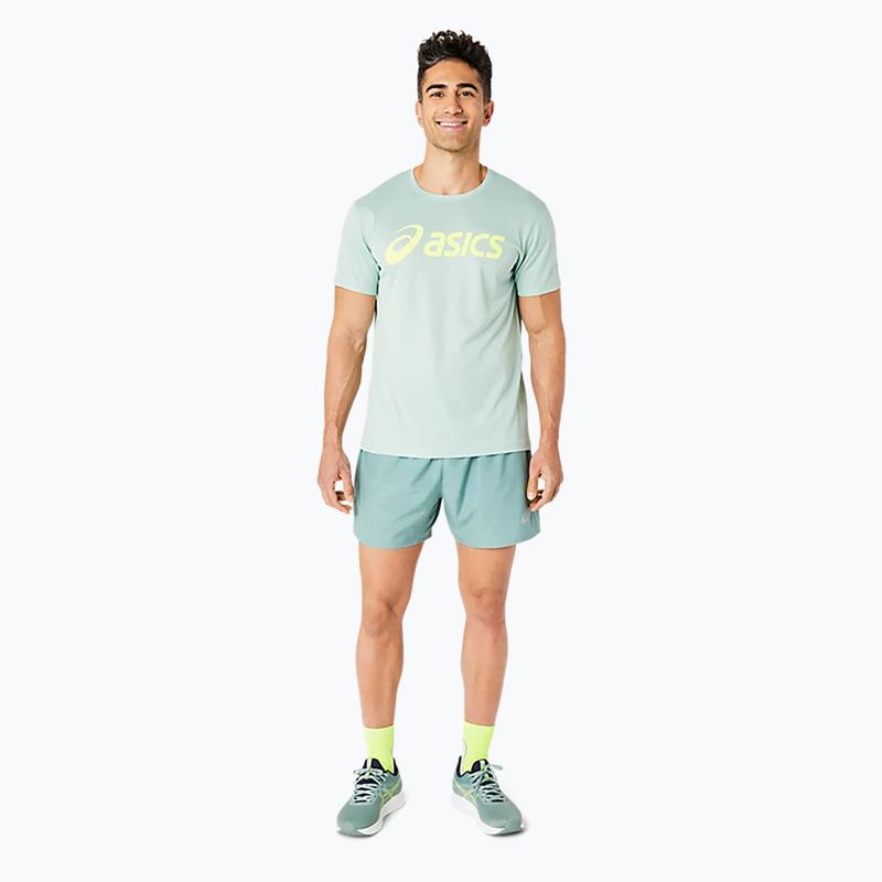 Pantaloni scurți de alergare pentru bărbați ASICS Core 5In Short celadon 2