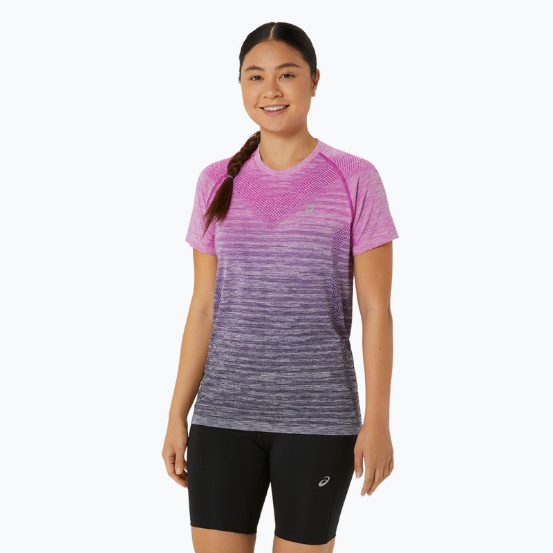 Tricou de alergare pentru femei ASICS Seamless bold magenta/blue expanse