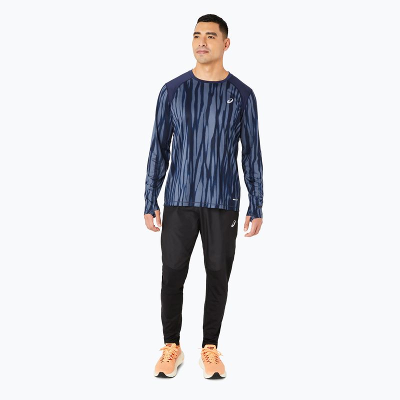 Longsleeve de alergare pentru bărbați  ASICS Road All Over Print blue expanse/midnight 2