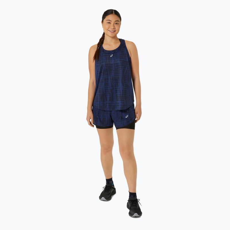 Tank top de alergare pentru femei ASICS Road All Over Print Tank midnight 2