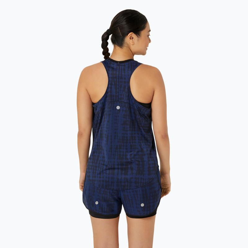 Tank top de alergare pentru femei ASICS Road All Over Print Tank midnight 3