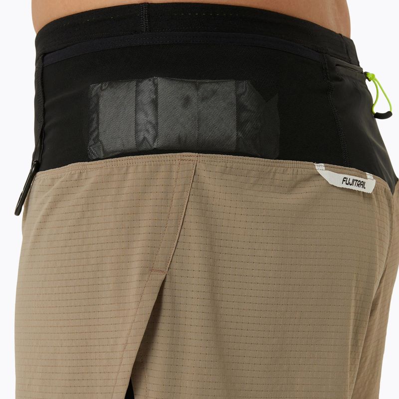 Pantaloni scurți de alergare pentru femei ASICS Fujitrail 2-N-1 pepper / performance black 7