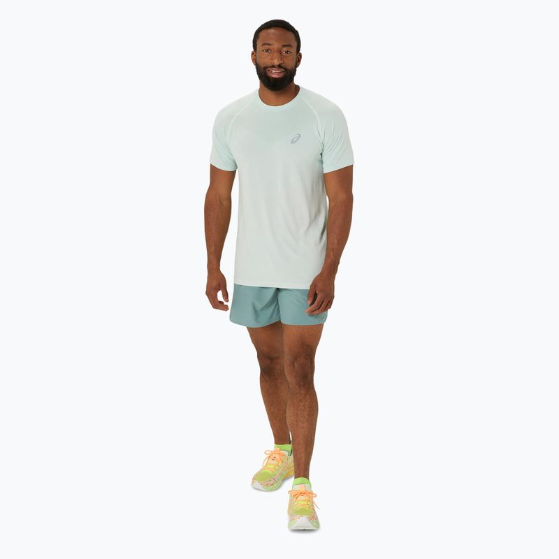 Tricou de alergare pentru bărbați ASICS Seamless light celadon/birch 2