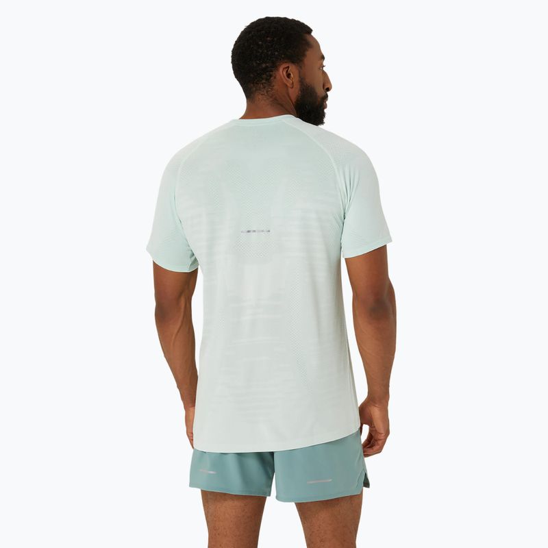 Tricou de alergare pentru bărbați ASICS Seamless light celadon/birch 3