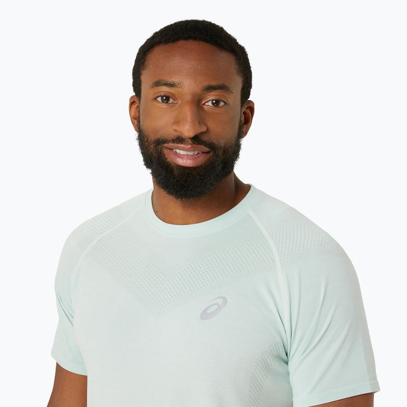 Tricou de alergare pentru bărbați ASICS Seamless light celadon/birch 4