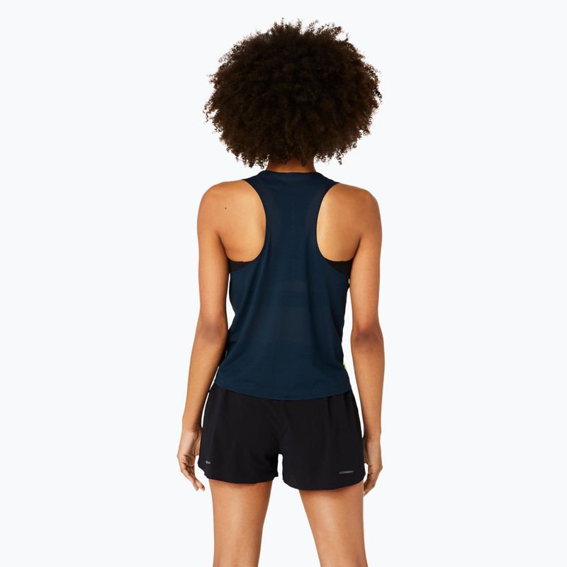 Tank top de alergare pentru femei ASICS Light Graphic Tank french blue/safety yellow 3