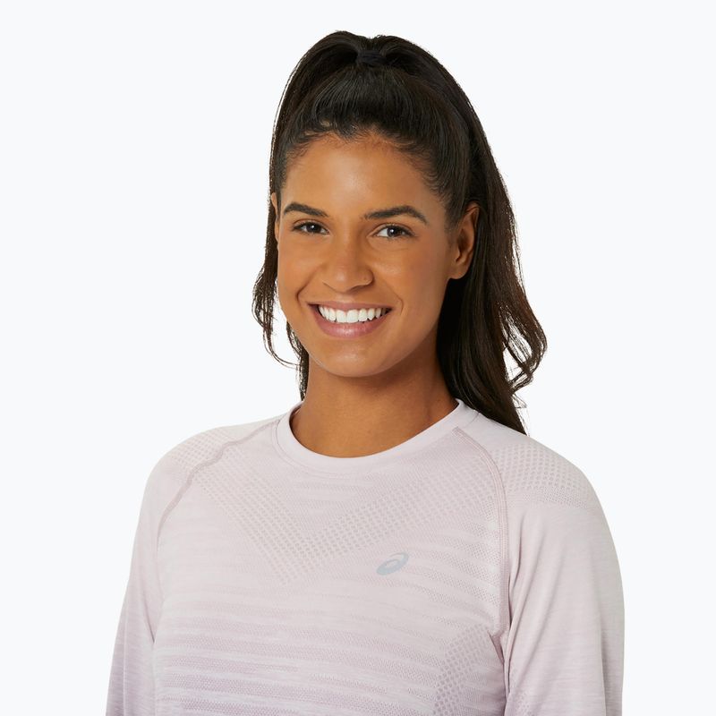 Longsleeve de alergare pentru femei ASICS Seamless watershed rose/dusty mauve 4