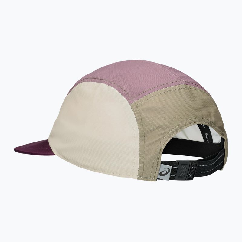 Șapcă ASICS 5 Panel deep mauve/pepper 2