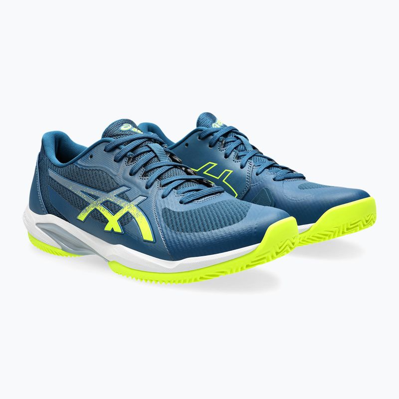 Încălțăminte de tenis pentru bărbați ASICS Solution Swift FF 2 Clay mako blue/safety yellow 10