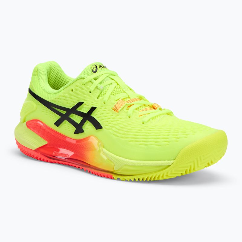 Încălțăminte de tenis pentru femei  ASICS Gel-Resolution 9 Clay Paris safety yellow/black