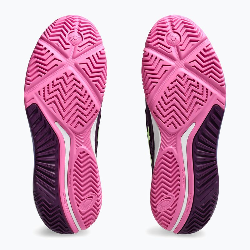 Încălțăminte de padel pentru femei ASICS Gel-Resolution 9 deep mauve/lime green 13