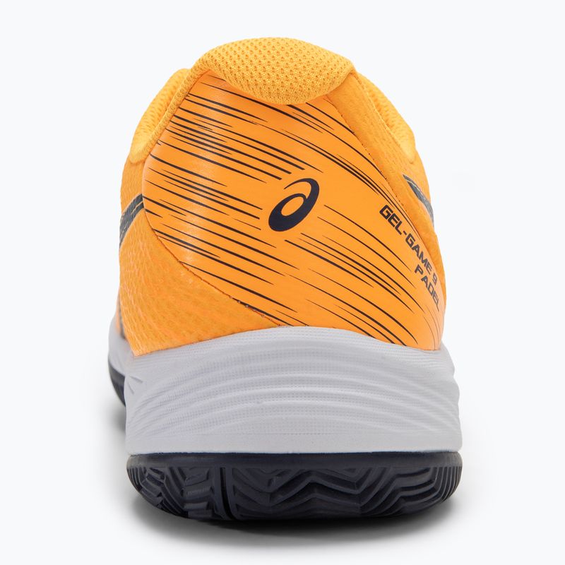 Încălțăminte de padel pentru bărbați ASICS Gel-Game 9 stadium orange/midnight 6