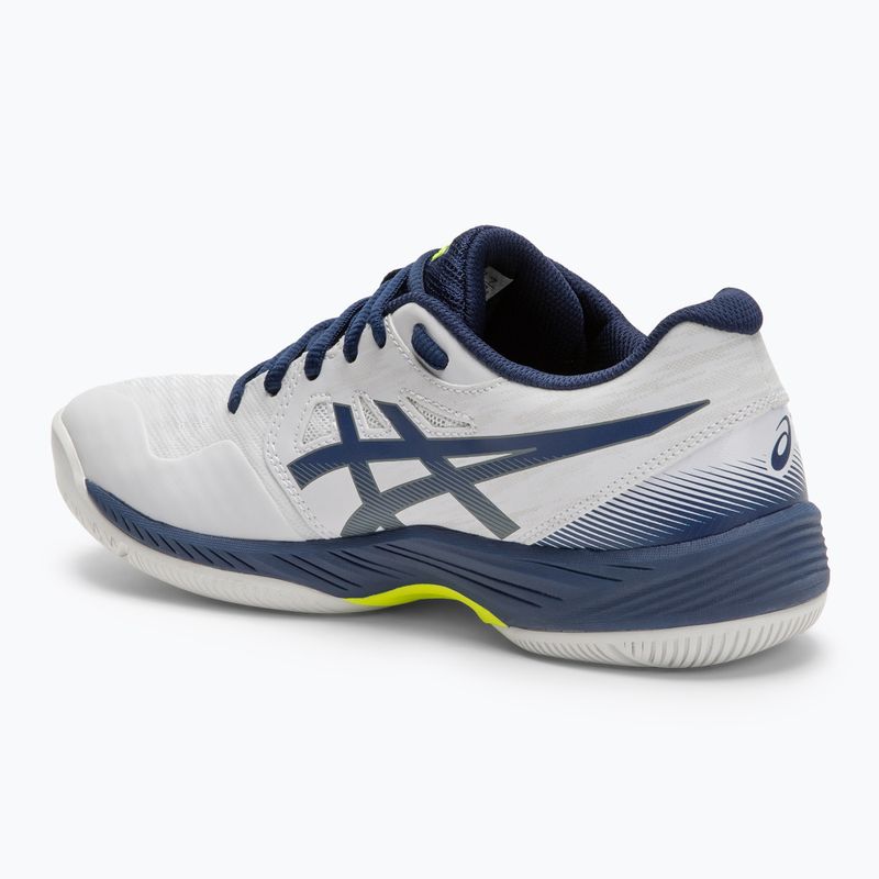 Încălțăminte de squash pentru bărbați ASICS Gel-Court Hunter 3 white/blue expanse 3