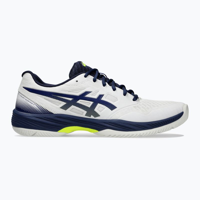 Încălțăminte de squash pentru bărbați ASICS Gel-Court Hunter 3 white/blue expanse 8