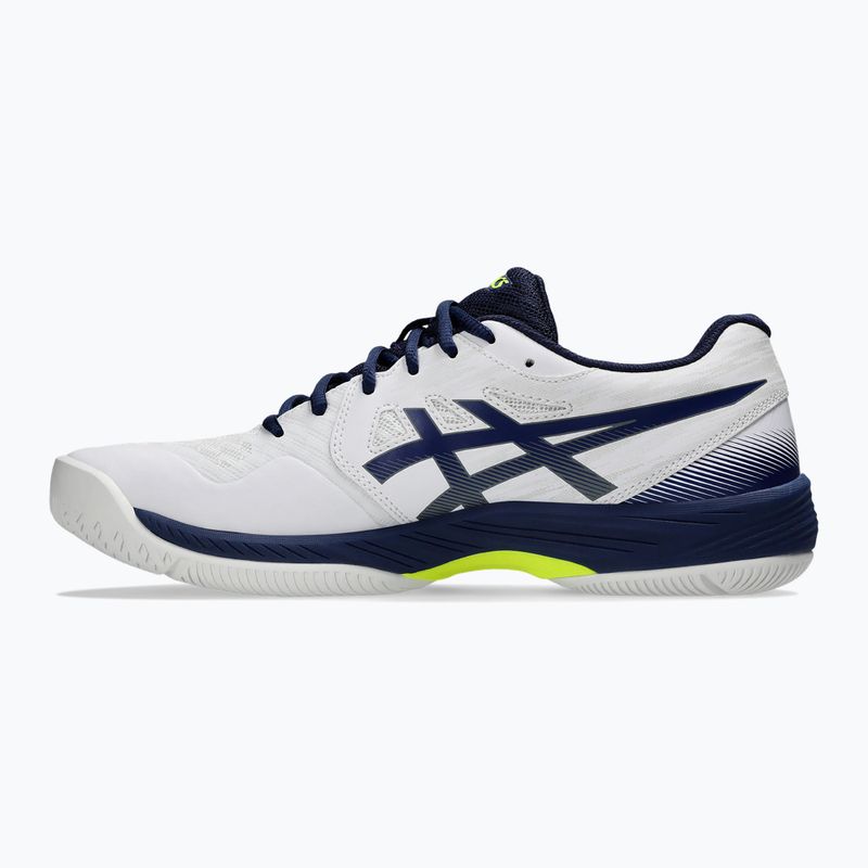 Încălțăminte de squash pentru bărbați ASICS Gel-Court Hunter 3 white/blue expanse 9